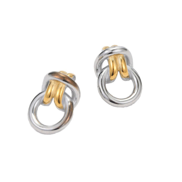 KINSLEY MIXED METAL EARRINGS