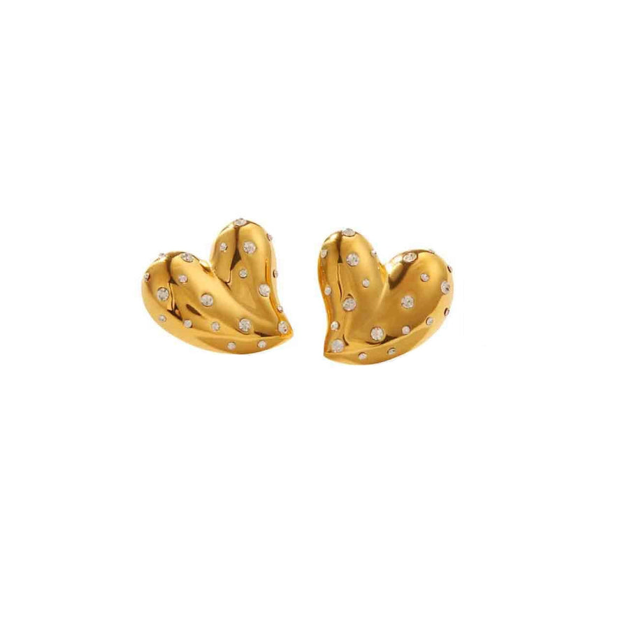 RHYS HEART EARRINGS
