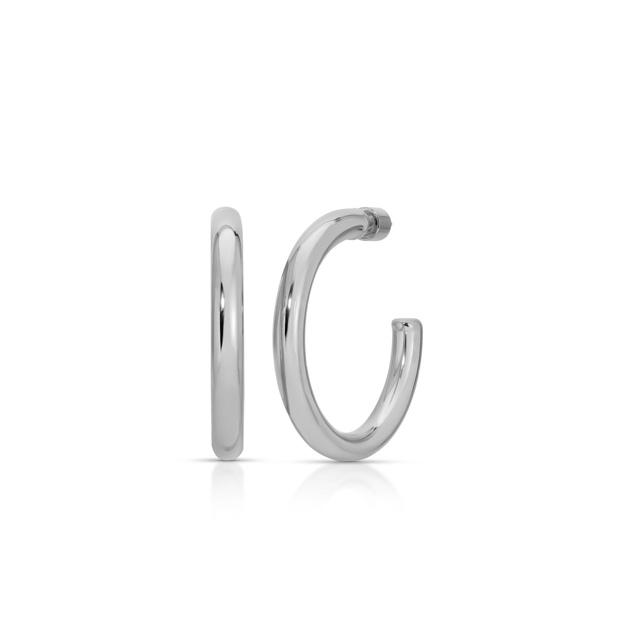 CARRIE HOOPS (silver)