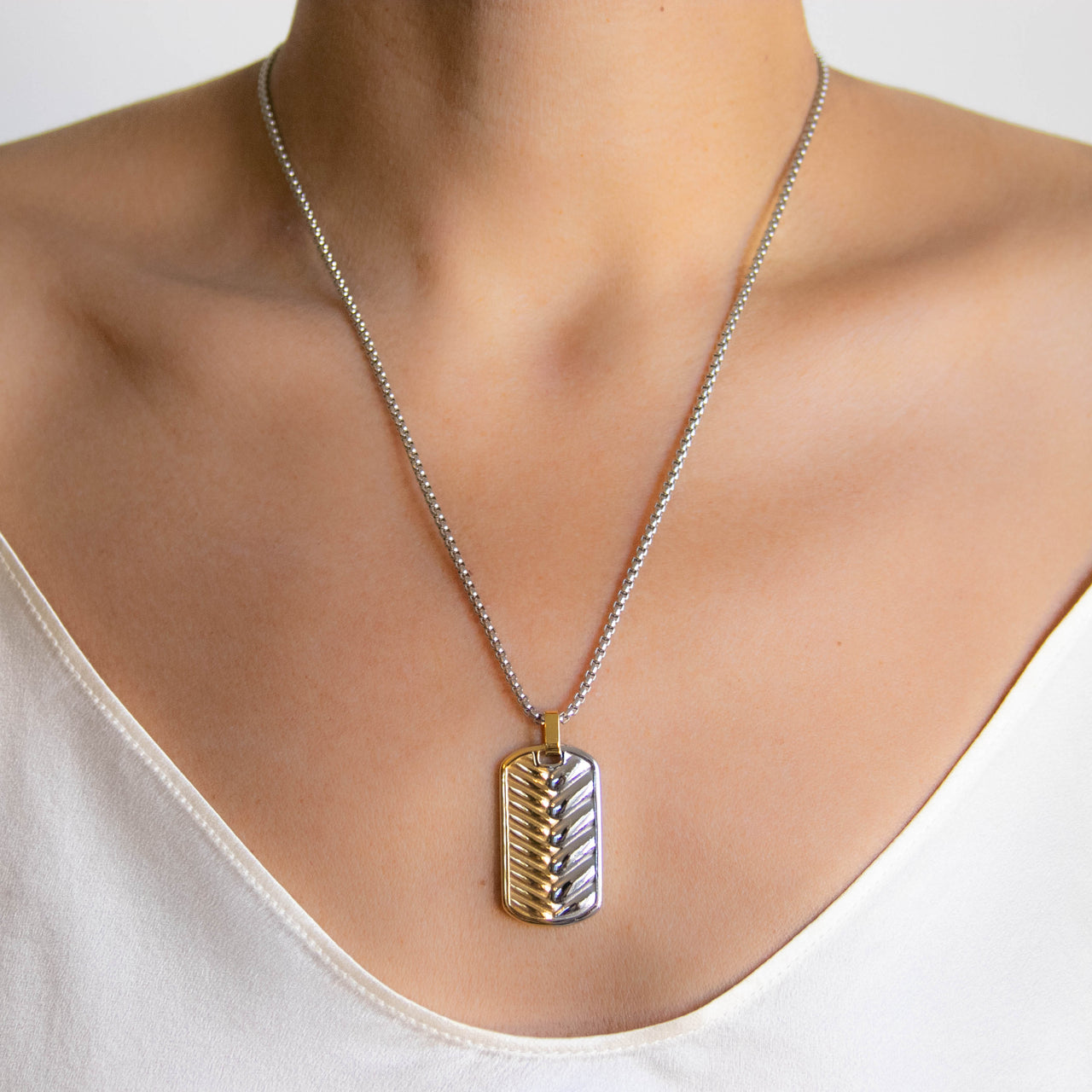 ASHA MIXED METAL NECKLACE