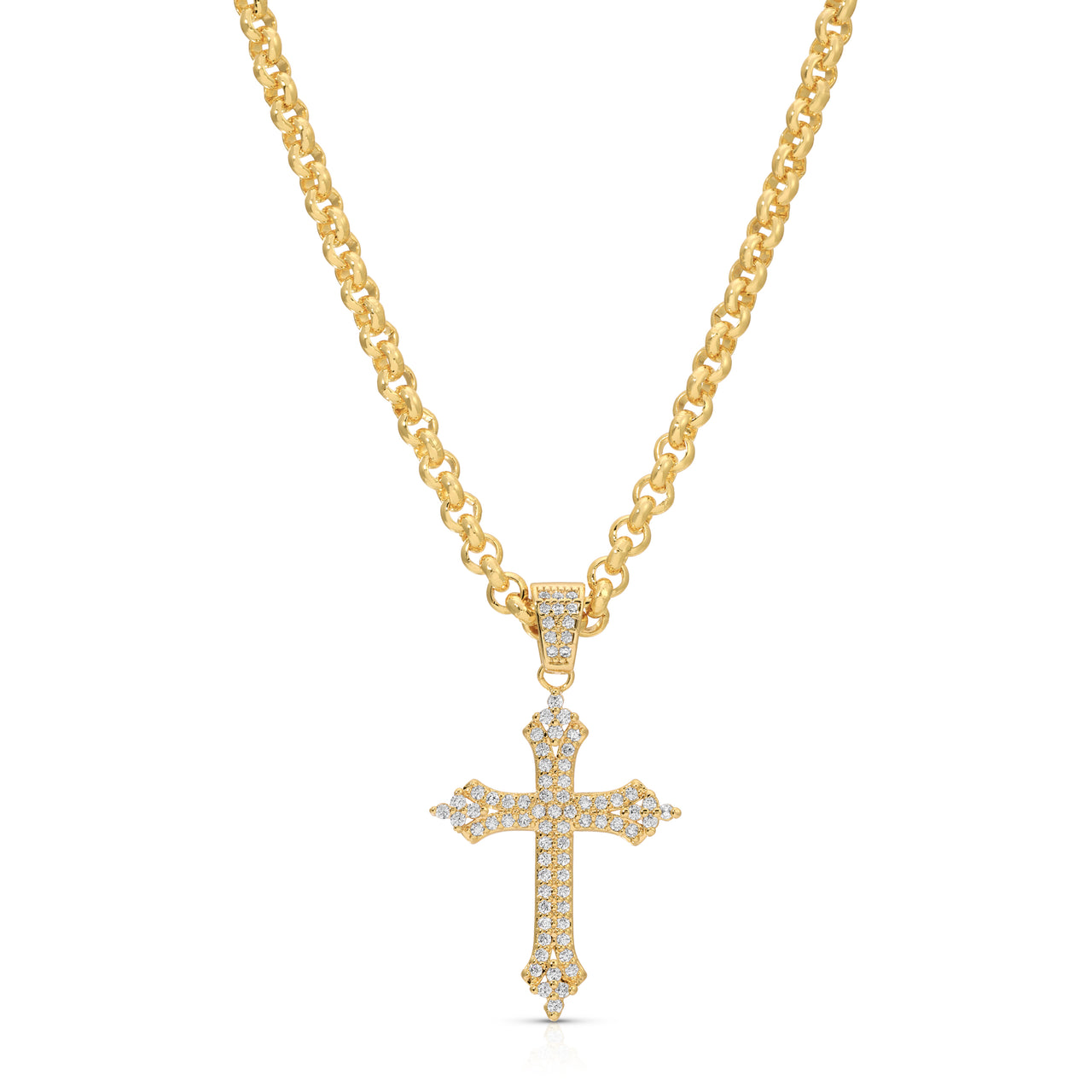 REBEKAH CROSS NECKLACE