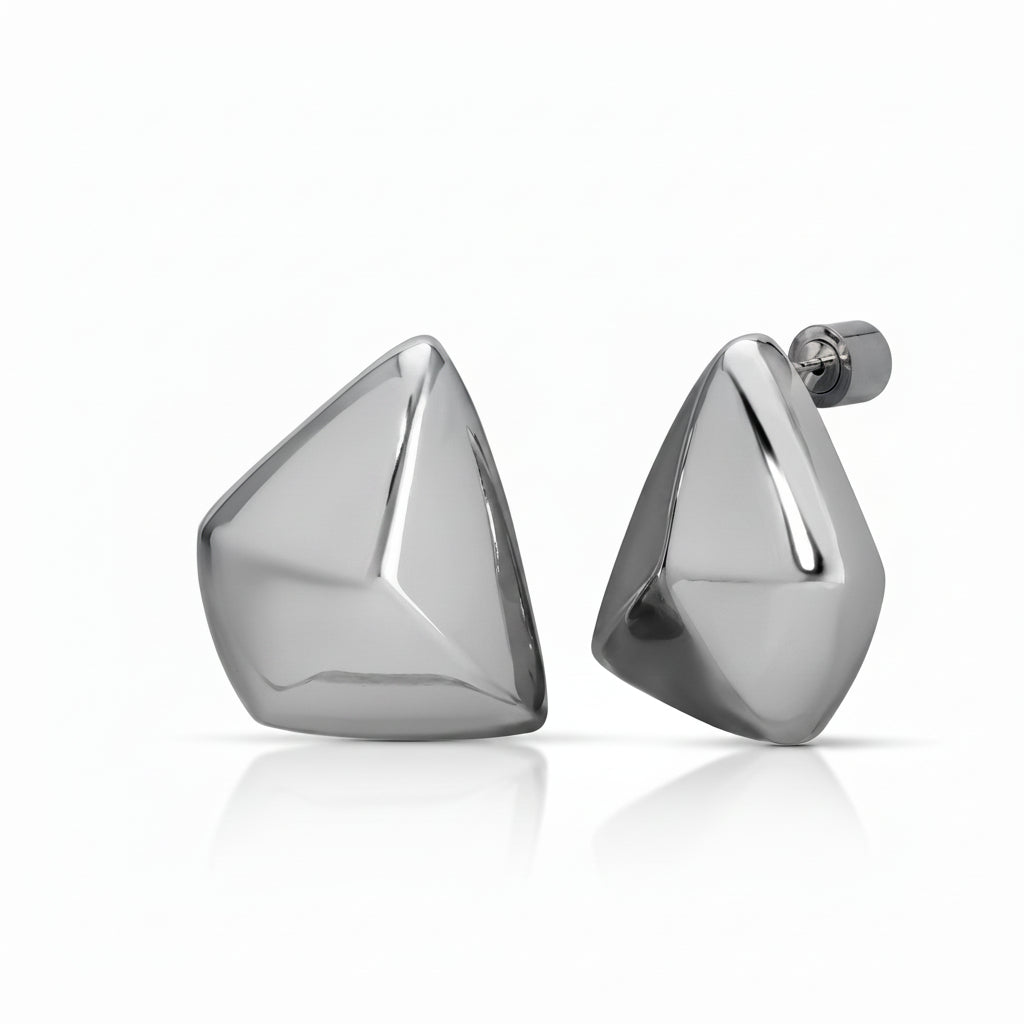 NINA STUD EARRINGS (silver)